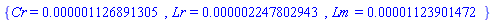 {Cr = 0.1126891305e-5, Lr = 0.2247802943e-5, Lm = 0.1123901472e-4}