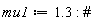 mu1 := 1.3