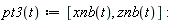 "pt3(t):=[xnb(t), znb(t)]:"