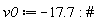 v0 := -17.7