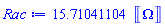 15.71041104*Units:-Unit(`&Omega;`)