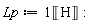 Lp := Unit('H')