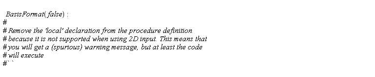 BasisFormat(false)