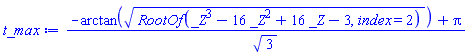 (-arctan(sqrt(RootOf(_Z^3-16*_Z^2+16*_Z-3, index = 2)))+Pi)/sqrt(3)