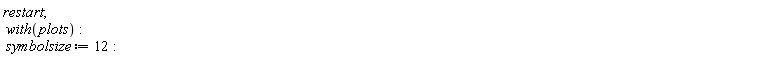 restart; with(plots); symbolsize := 12