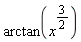 arctan(x^(3/2))