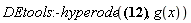DEtools:-hyperode(x^(3/2)*hypergeom([1/2, 1], [3/2], -x^3), g(x))