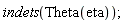 indets(Theta(eta))