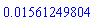 0.1561249804e-1