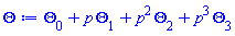 Theta[0](x)+p*Theta[1](x)+p^2*Theta[2](x)+p^3*Theta[3](x)