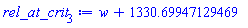 w+HFloat(1330.6994712946923)