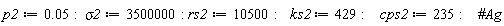 p2 := 0.5e-1; sigma2 := 3500000; rs2 := 10500; ks2 := 429; cps2 := 235