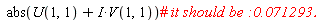 abs(U(1, 1)+I*V(1, 1))