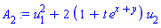 u[1]^2+2*(1+t*e^(x+y))*u[2]