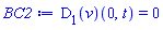 (D[1](v))(0, t) = 0