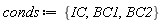 conds := {BC1, BC2, IC}