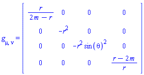 Physics:-g_[mu, nu] = Matrix(%id = 36893488152008277756)