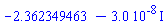 -2.362349463-0.30e-7*I