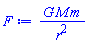 G*M*m/r^2