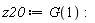 z20 := G(1)