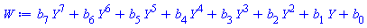 Y^7*b[7]+Y^6*b[6]+Y^5*b[5]+Y^4*b[4]+Y^3*b[3]+Y^2*b[2]+Y*b[1]+b[0]