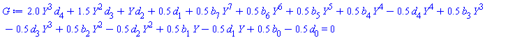 2.0*Y^3*d[4]+1.5*Y^2*d[3]+1.0*Y*d[2]+.5*d[1]+.5*b[7]*Y^7+.5*b[6]*Y^6+.5*b[5]*Y^5+.5*b[4]*Y^4-.5*d[4]*Y^4+.5*b[3]*Y^3-.5*d[3]*Y^3+.5*b[2]*Y^2-.5*d[2]*Y^2+.5*b[1]*Y-.5*d[1]*Y+.5*b[0]-.5*d[0] = 0