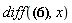 diff(rho(tau)+epsilon*R(X), x)