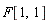 F[1, 1]
