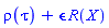 rho(tau)+epsilon*R(X)