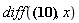 diff(rho(tau)+epsilon*R(X), x)