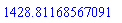 HFloat(1428.811685670912)