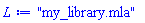 "my_library.mla"