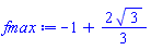 -1+(2/3)*3^(1/2)