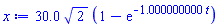 30.0*2^(1/2)*(1-exp(-1.000000000*t))