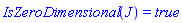 PolynomialIdeals:-IsZeroDimensional(J) = true