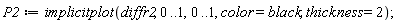 P2 := implicitplot(diffr2, 0 .. 1, 0 .. 1, color = black, thickness = 2)