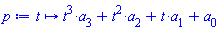 proc (t) options operator, arrow; t^3*a[3]+t^2*a[2]+t*a[1]+a[0] end proc