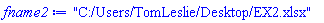 "C:/Users/TomLeslie/Desktop/EX2.xlsx"