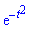 exp(-t^2)