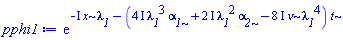 exp(-I*x*lambda__1-((4*I)*lambda__1^3*alpha__1+(2*I)*lambda__1^2*alpha__2-(8*I)*nu*lambda__1^4)*t)