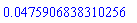 HFloat(0.047590683831025646)