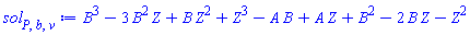 B^3-3*B^2*Z+B*Z^2+Z^3-A*B+A*Z+B^2-2*B*Z-Z^2
