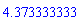 4.373333333