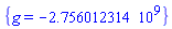 {g = -2756012314.}