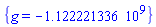 {g = -1122221336.}