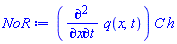 (diff(q(x, t), x, t))*C*h