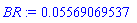 0.5569069537e-1
