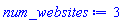num_websites := 3