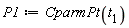 P1 := CparmPt(t[1])