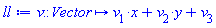 proc (v::Vector) options operator, arrow; x*v[1]+y*v[2]+v[3] end proc